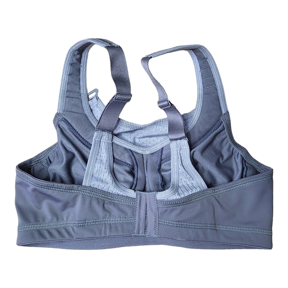 Glamorise Elite Performance Adjustable Support Wire Sport Bra Grey Size 32C NWOT - Picture 5 of 6